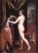 FONTANA, Lavinia Minerva Dressing dfh France oil painting reproduction